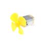 5SETS dc Micro 130 Gear Motor with Fan Blade Small Propeller 3-6V for ARDUINO DIY Experiment 3V 6v view 1
