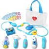 Liberry Doctor Kit for Toddlers 3-5 Years Old, 18-Piece Kids Doctor Bag Pretend Play Toys, Durable Medical Kit with Toy Stethoscope, Blue Doctor Gift for Boys Girls view 1