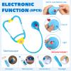 Liberry Doctor Kit for Toddlers 3-5 Years Old, 18-Piece Kids Doctor Bag Pretend Play Toys, Durable Medical Kit with Toy Stethoscope, Blue Doctor Gift for Boys Girls view 3