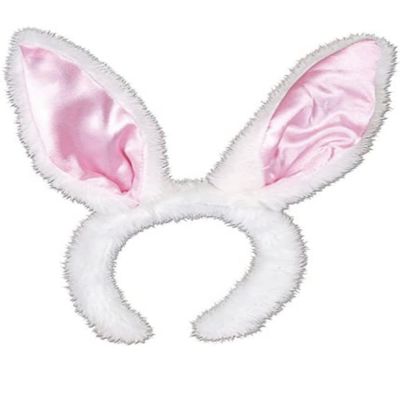 Fun 6 Bunny Ears Costume Pretend Play Party Hat Halloween Birthday Carnival Purim Easter Mardi Gras