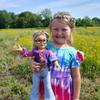 Playtime by Eimmie 18 Inch Doll Clothes and Accessories - Retro Flower Outfit with Tie-Dye Shirt, Fringe Vest, Jeans, Sandals & Flower Crowns - Fits American, Generation & Similar 18 Dolls for Girls view 3
