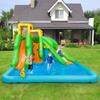 GLACER Kids Inflatable Bouncer Slide, Indoor Outdoor Bounce House w/Splash Pool, 2 Water Slides, Climb Wall, Basketball Rim & Water Cannon, Backyard Water Park for 3-10 Years Old (without Air Blower) view 2