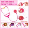 Liberry Doctor Kit for Toddlers 3-5 Years Old, 18-Piece Doctor Bag Pretend Play Toys, Durable Medical Kit with Toy Stethoscope, Pink Doctor Gift for Girls view 3