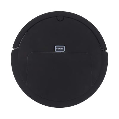 Totority Simulation Automatic Floor Sweep Robot Vacuum Toy Kids Vacuum Robot Cleaner Toy Floor Sweeping Plaything Playhouse Simulation Appliances Black