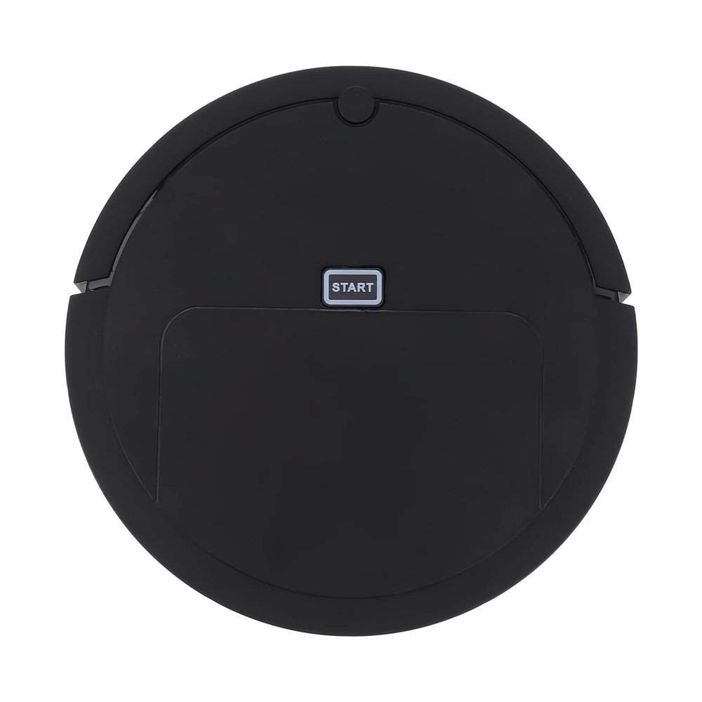 Totority Simulation Automatic Floor Sweep Robot Vacuum Toy Kids Vacuum Robot Cleaner Toy Floor Sweeping Plaything Playhouse Simulation Appliances Black
