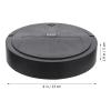 Totority Simulation Automatic Floor Sweep Robot Vacuum Toy Kids Vacuum Robot Cleaner Toy Floor Sweeping Plaything Playhouse Simulation Appliances Black view 2