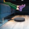 Totority Simulation Automatic Floor Sweep Robot Vacuum Toy Kids Vacuum Robot Cleaner Toy Floor Sweeping Plaything Playhouse Simulation Appliances Black view 3
