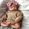 iCradle Reborn Baby Dolls Girl 20 inch Lifelike Sleeping Newborn Baby Dolls That Look Real Soft Vinyl Real Life Baby Doll Gift for Kids Age 3+ view 1