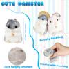 12 Pieces Cute Hamster Stuffed Animal Bulk Hamsters Plush Toy Small Stuffed Doll with Chain for Kid Boy Girl Party Favors Goodie Bag Fillers Carnival Prizes Birthday Gift, 4 Inches (Lovely Style) view 2