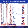 Garma 4th of July Accessories Party Supplies, 92Pcs Fourth of July Party Favors with Headbands Necklaces Tattoo Stickers for Independence Day Patriotic Celebrations Parades Classroom Rewards for Kids view 3