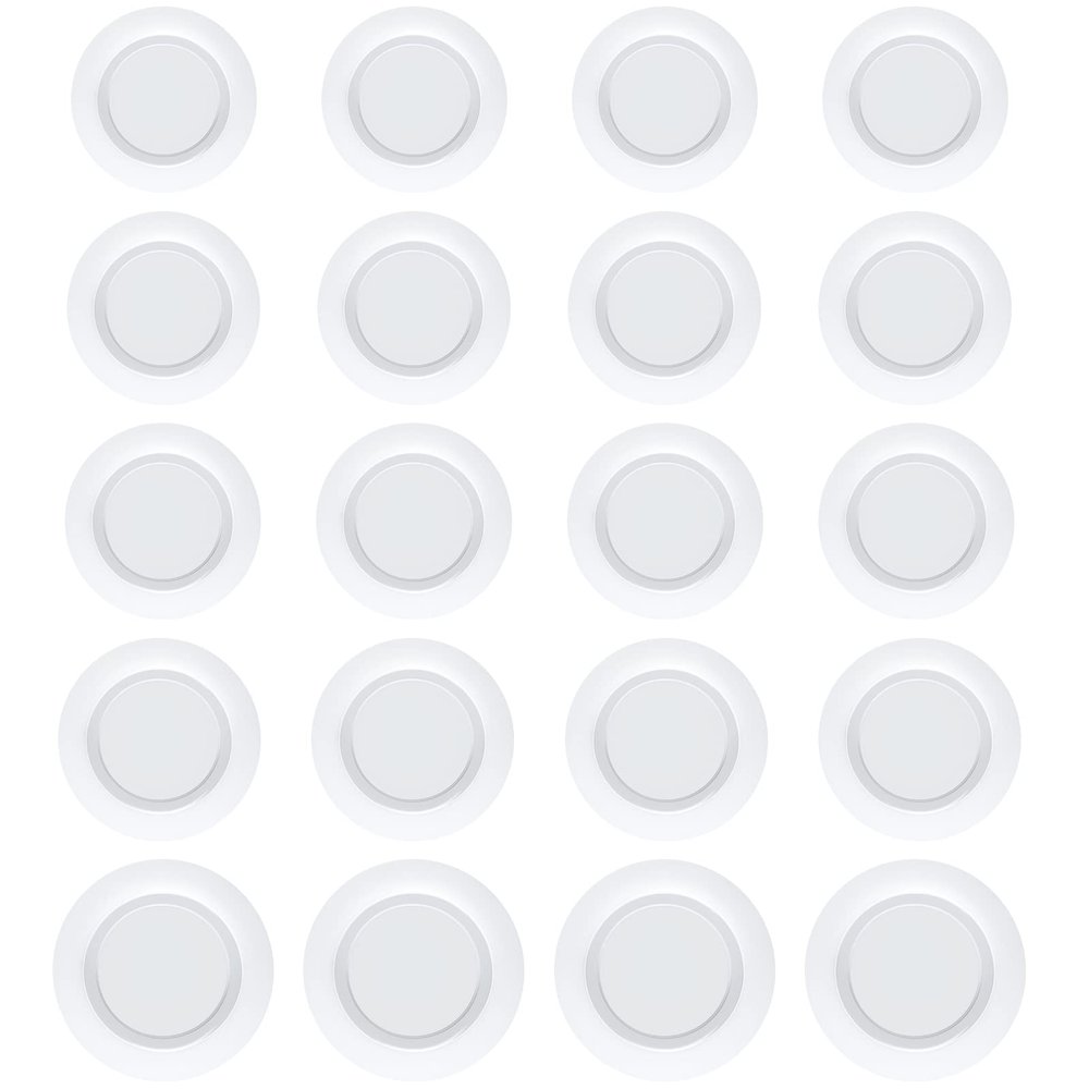 Boao 20 Pieces Piggy Bank Stopper Replacement Piggy Bank Plugs Bulk Rubber Saving Box Stopper(5 Sizes,White)
