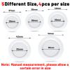 Boao 20 Pieces Piggy Bank Stopper Replacement Piggy Bank Plugs Bulk Rubber Saving Box Stopper(5 Sizes,White) view 2