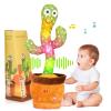 Volume Adjustable Dancing Talking Cactus, Singing Repeating Recording Mimicking Cactus Baby Toys, Interactive Learning Tummy Time Toy for Toddler Boys Girls, Stocking Stuffers for Kids, for Grandkids view 1