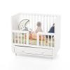 Odoria 1/12 Miniature Baby Crib Dollhouse Nursery Accessories view 1