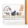 Odoria 1/12 Miniature Baby Crib Dollhouse Nursery Accessories view 4