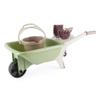 Dantoy: Green Garden - Wheelbarrow Playset - 4 Pieces, Pretend Gardening, Realistic Garden Tool Toys, Recycled Plastic, Kids & Toddlers Ages 2+ view 1
