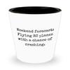 realpeoplegoods RC Planes Gift - RC Aircraft Ceramic Shot Glass - RC Plane Pilot Present - Radio Controlled Aircraft - Rc Planes With A Chance Of Crashing view 1