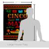 Ornament Collection Party de Mayo House Flag Set Summertime Cinco Cactus Pinata Sombrero Mexican Fiesta Outdoor Decoration Banner Small Garden Yard Gift Double-Sided, Made in USA view 2