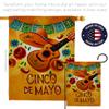 Ornament Collection Dance de Mayo House Flag Eagle Set Summertime Cinco Party Cactus Pinata Sombrero Mexican Fiesta Outdoor Decoration Banner Small Garden Yard Gift Double-Sided, Made in USA view 4