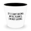 realpeoplegoods RC Planes Gift - RC Aircraft Ceramic Shot Glass - RC Plane Pilot Present - Radio Controlled Aircraft - If I Can't Bring My Rc Planes view 1