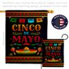 Ornament Collection Party de Mayo Garden House Flag Set Summertime Cinco Cactus Pinata Sombrero Mexican Fiesta Outdoor Decoration Banner Small Yard Gift Double-Sided, Made in USA view 4