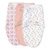SwaddleMe Original Swaddle - Size Small/Medium, 0-3 Months, 3-Pack (Baby Hearts) Easy to Use Newborn Swaddle Wrap Keeps Baby Cozy and Secure and Helps Prevent Startle Reflex view 1