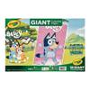 Crayola Giant Colouring Book - Bluey | 18 Pages of Bluey Colouring Fun | Includes 100 Stickers | Ideal for Kids Aged 3+ view 3