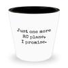 realpeoplegoods RC Planes Gift - RC Aircraft Ceramic Shot Glass - RC Plane Pilot Present - Radio Controlled Aircraft - Just One More Rc Plane view 1