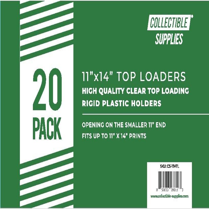 20 Pack 11 x 14 Top Loader Picture Holder Collectible Supplies Toploaders