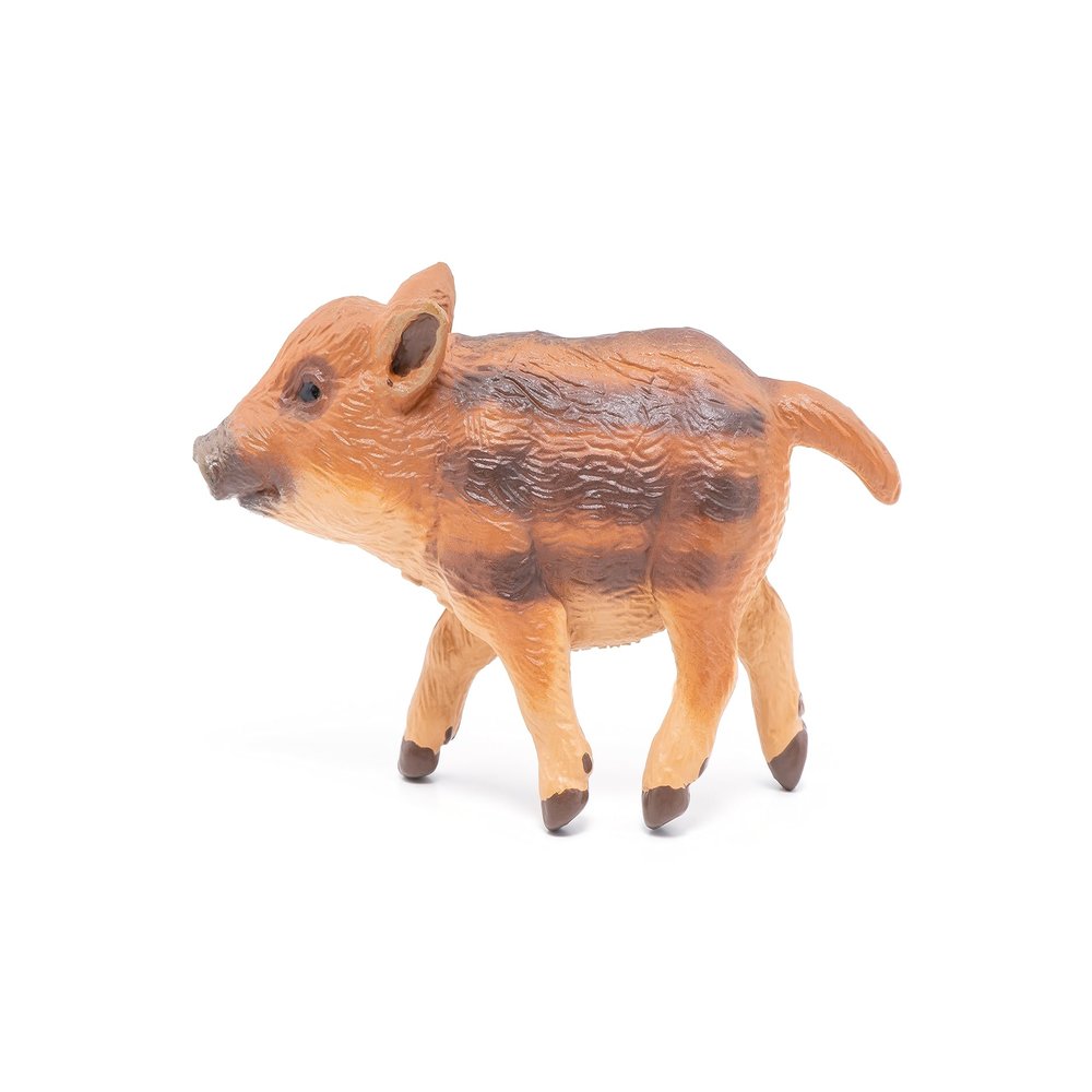 Papo -Hand-Painted - Figurine -Wild Animal Kingdom -Young Wild Boar -50289 -Collectible - for Children - Suitable for Boys and Girls- from 3 Years Old, Multicolor