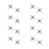 16PCS HQProp 40MMX4 Grey-1MM Shaft for Micro Whoop view 1