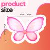 XunYee 8 Pcs Halloween Fairy Wings Dress up Butterfly Wings Halloween Fairy Princess Custom for Women Adult Princess Birthday Party, 8 Colors, 22.4 x 18.5 Inch(Colorful) view 2