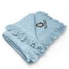 Custom Embroidery Nursery Bedding Baby Blankets for Boys & Girls Penguin Cotton Soft Receiving Swaddle Blue Personalized Text Name Here view 1