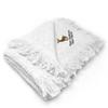 Custom Embroidery Nursery Bedding Baby Blankets for Boys & Girls Deer A Cotton Soft Receiving Swaddle White Personalized Text Name Here view 1