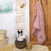 Custom Embroidery Nursery Bedding Baby Blankets for Boys & Girls Deer A Cotton Soft Receiving Swaddle White Personalized Text Name Here view 4