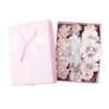 cherrboll 3pcs Baby Girl Flower Headbands, Super Soft & Stretchy Nylon Floral Hairbands for Newborn Toddler view 2