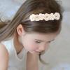 cherrboll 3pcs Baby Girl Flower Headbands, Super Soft & Stretchy Nylon Floral Hairbands for Newborn Toddler view 4
