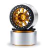 RC-Hub 2pcs Aluminum Alloy 2.9" Beadlock Wheels Rim for 1/6 Axial SCX6 AXI05000 RC Crawler Car (Gold+Black) view 1