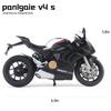 COOLPUR Die Cast Motorcycle Model for Ducati V4, Realistic Motorcycle Model, 1:12 Scale Kids Moto Toy or Collection, Boyfriend,Young Peoples Gift(Black) view 2