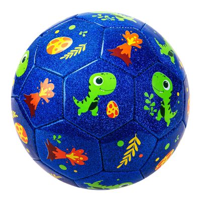 EVERICH TOY Kids Soccer Ball Size 3, Dinosaur Blue Soccer Ball Size 3 for Toddlers & Kids, Indoor Outdoor Play Toys, Ideal Gift for Boys & Girls