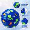 EVERICH TOY Kids Soccer Ball Size 3, Dinosaur Blue Soccer Ball Size 3 for Toddlers & Kids, Indoor Outdoor Play Toys, Ideal Gift for Boys & Girls view 4