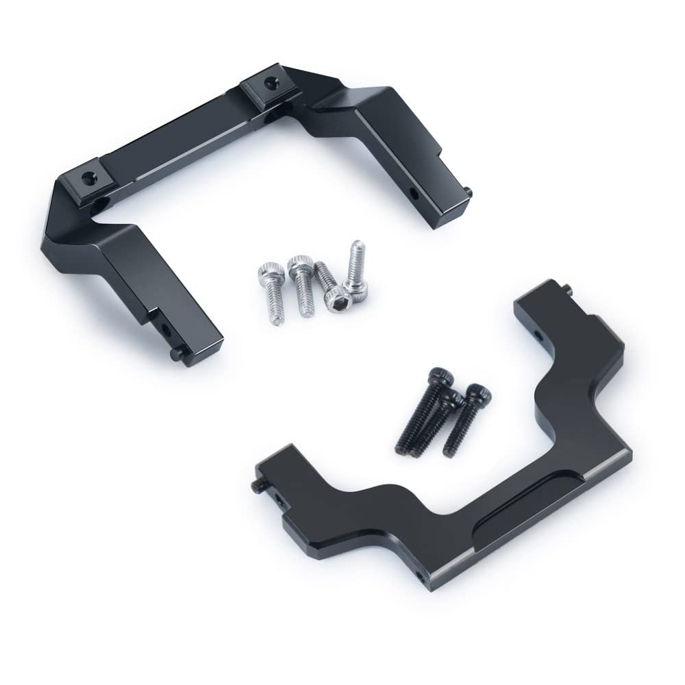 RCLIONS Aluminum Front&Rear Bumper Mount Plate for Axial SCX24 AXI00001 Upgrades 1/24 RC Crawler Car Accessories