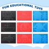 Yexiya 3 Pcs Magnetic Drawing Board for Kids, Toddler Travel Drawing Kit Magnet Sketch Thread Board with Stylus Pen and Beads Toy for Child Quiet Time Activities(Multicolor,7 x 8.5 Inches) view 4
