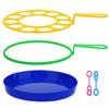 B bangcool Big Bubble Wands Set: Large Bubble Maker, Giant Bubble Wand Bubbles Maker with Tray Bubble Sticks for Kids view 1