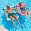 ACQUABOSS Water Hammock Green - Inflatable Swimming Pool & Beach Lounger, Lounge Chair Raft, Drifter, Saddle Float, Floating Bed & Floaties, Summer Fun, Rest & Vacation, Toy, Pool Fun, view 1