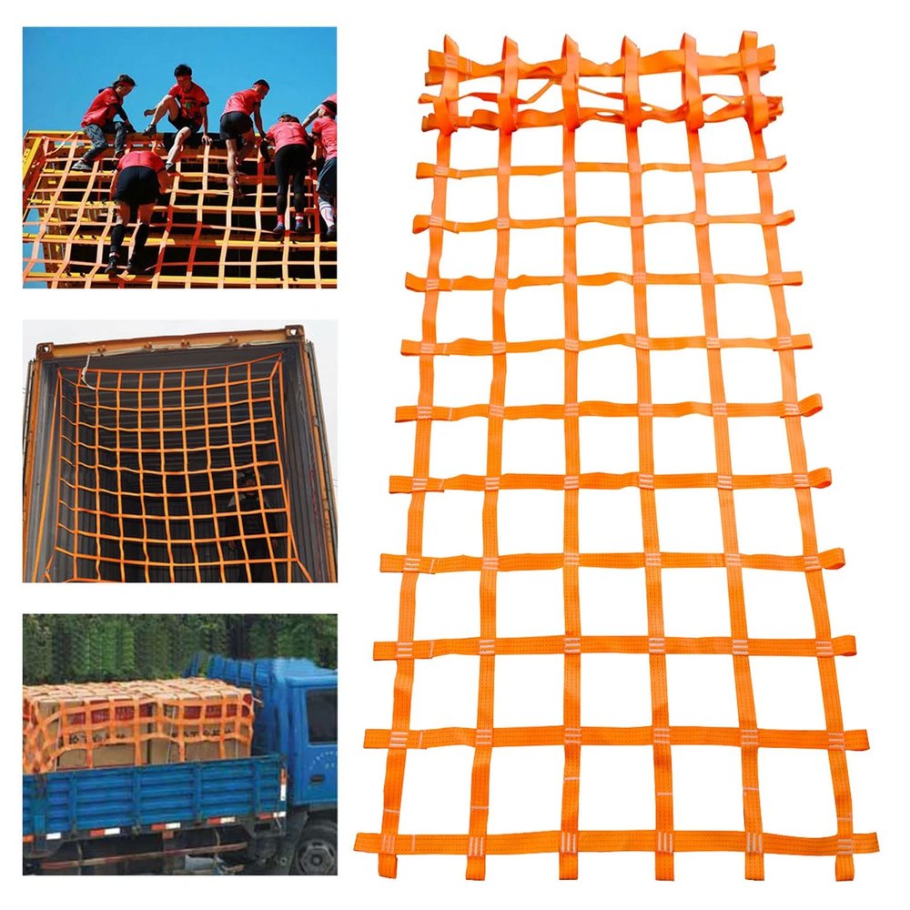 DREAMOSA Cargo Net for Kids Climbing,Playground Net,Heavy Duty Jungle Gym Rope Ladder Tree Climbing Netting Indoor Playset Safety Treehouse Protection Fence Ninja Line Accessories,Custom Net