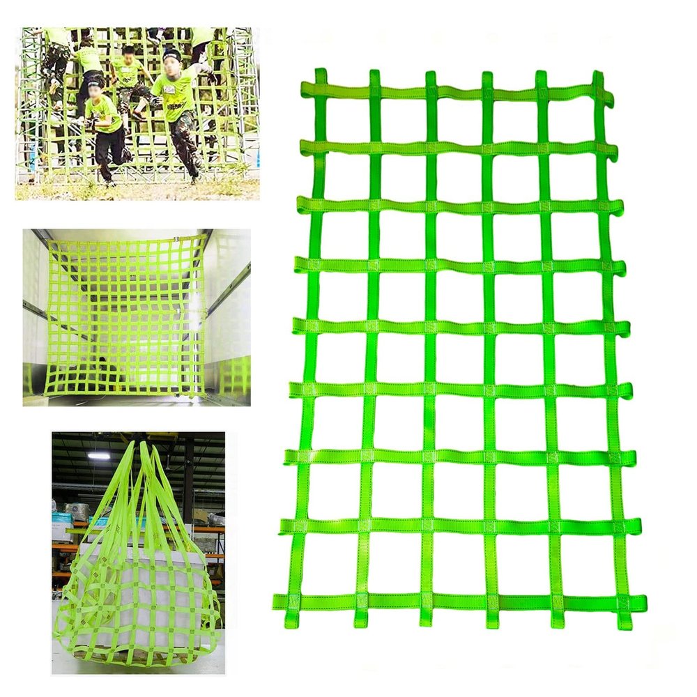 DREAMOSA Cargo Net Climbing,Climbing Net,Treehouse Accessories Kids Indoor Jungle Gym Net Swing Rope Bridge Climbing Wall Play Structure Safety Playground Netting Hammock Nets,Custom Netting