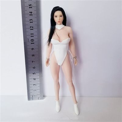 1/12 Scale Action Figure,6inch Male/Female Super-Flexible Seamless Body Doll Toy Collection (T01B Suntan Skin Female Action Figure)