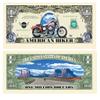 Wholesale Pack of 250 Bills - American Biker Motorcycle Million Dollar Bill - Fun Gift for Those Who Live to Ride and Ride to Live- This Item is A Reproduction Copy view 1