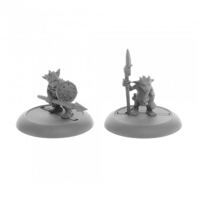 Reaper Dark Heaven Legends: Two Ratpelt Kobolds Spearmen (04078)